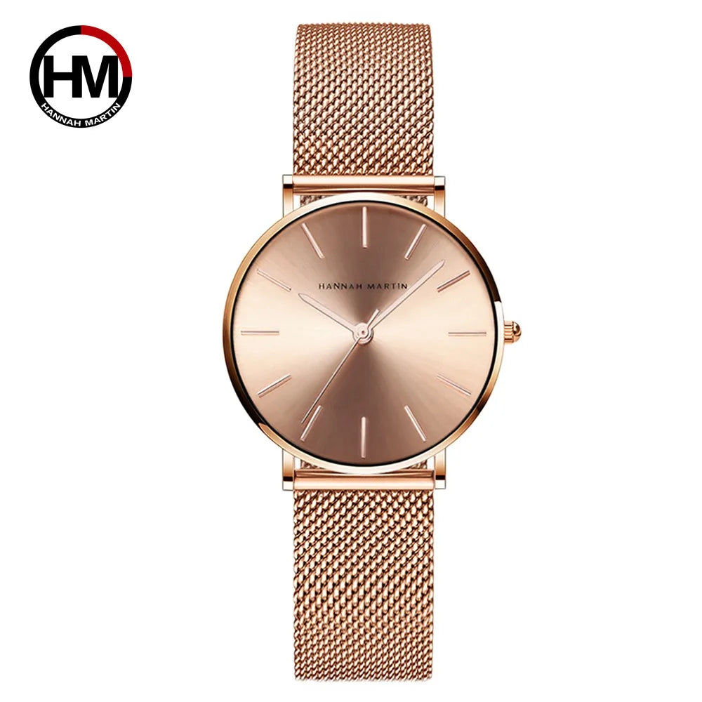 Luxury Rose Gold Women's Watch