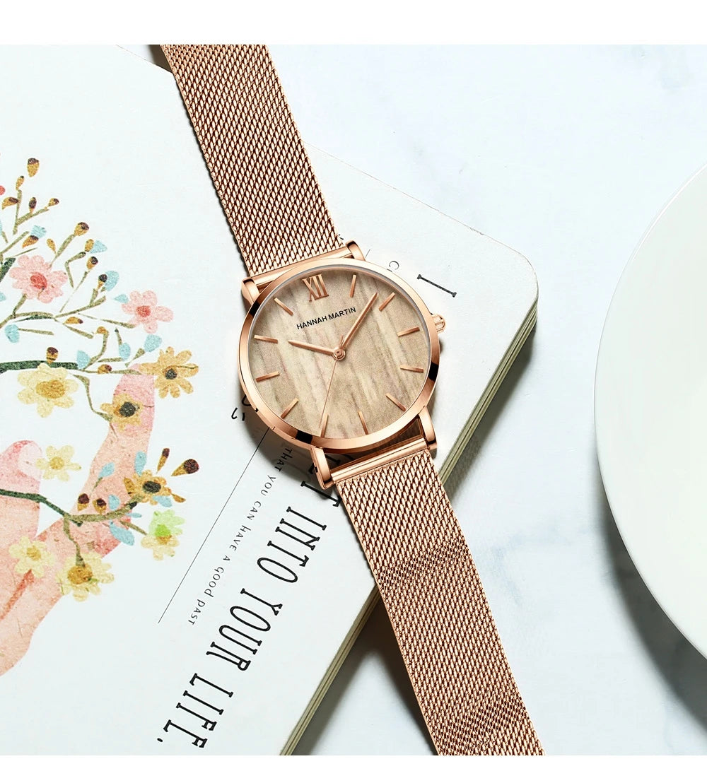 Luxury Rose Gold Women's Watch