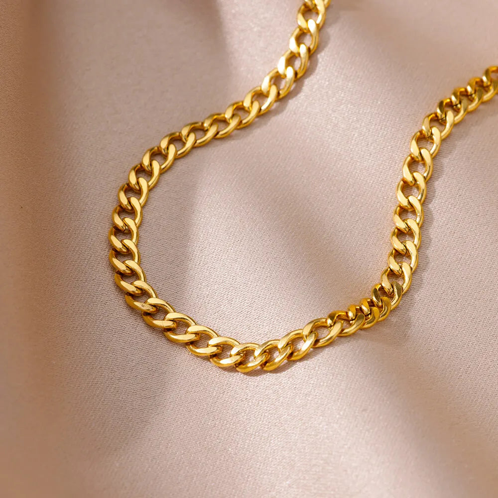 Gold Twist Chain Anklet