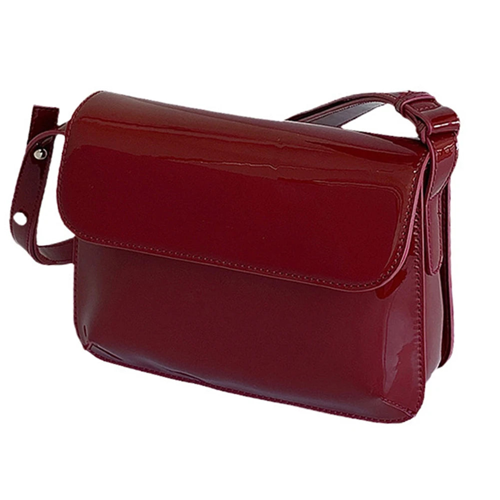 Retro Small Square PU Leather Messenger Bag