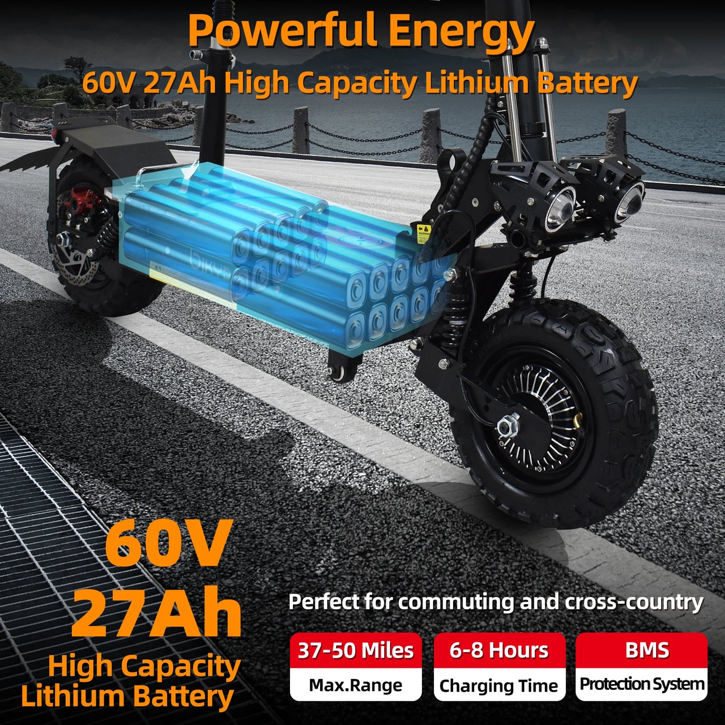 5600W Dual Motor Scooter