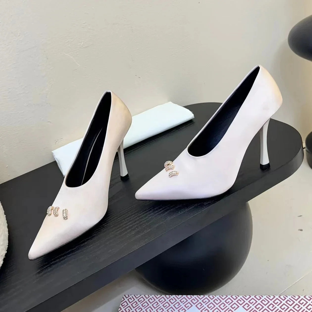 Retro Leather Mary Jane Heels