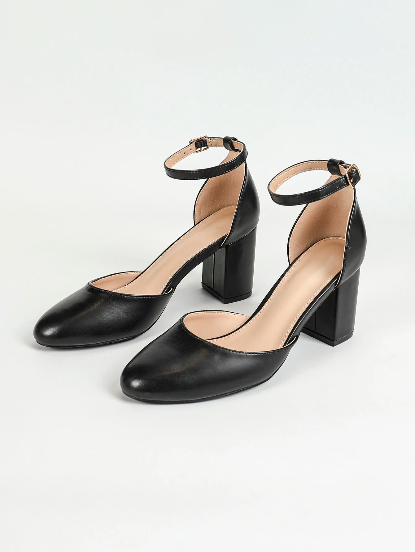 Pointed Toe Ankle Strap Heels