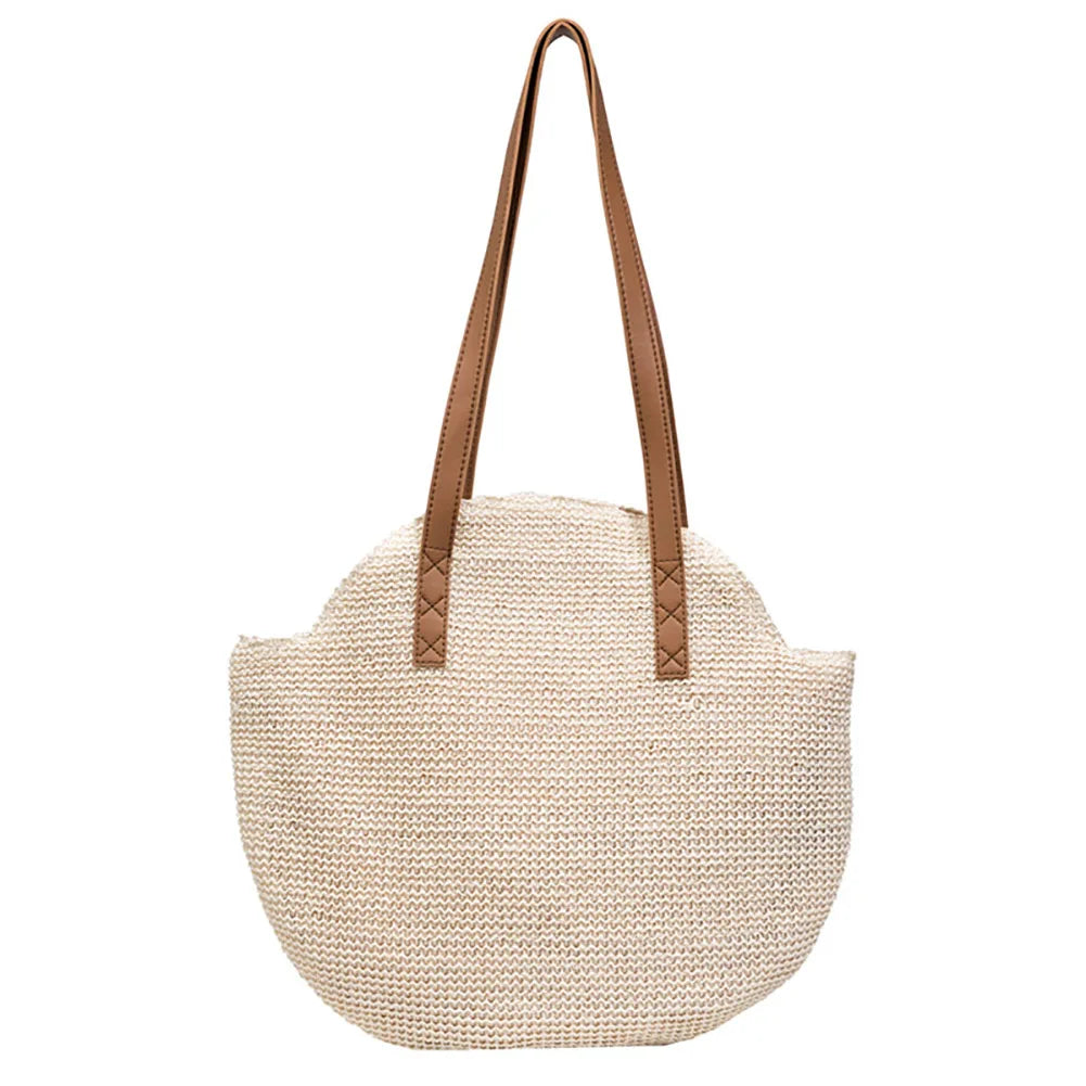 Handmade Boho Straw Beach Tote