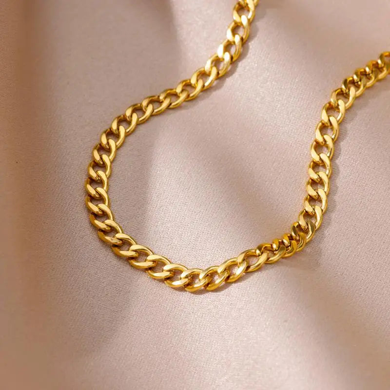 Gold Twist Chain Anklet
