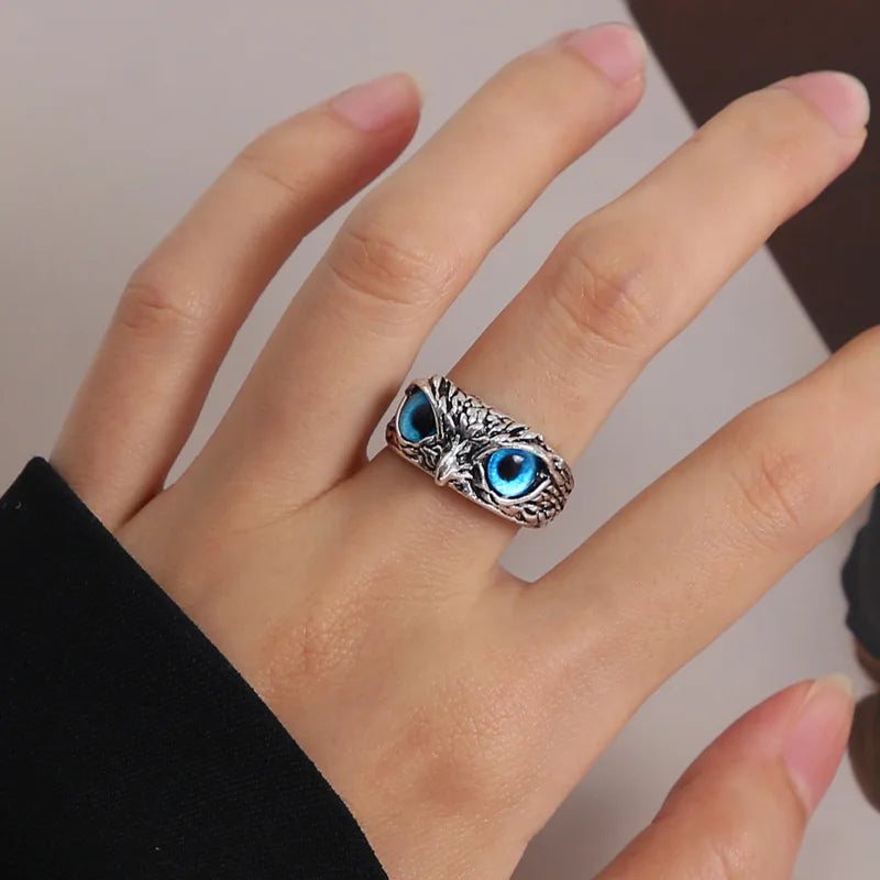 New Y2K Purple Crystal Irregular Heart Rings for Women Kpop Creative Heart Geometric Open Ring Punk Vintage Fashion Jewely Gifts