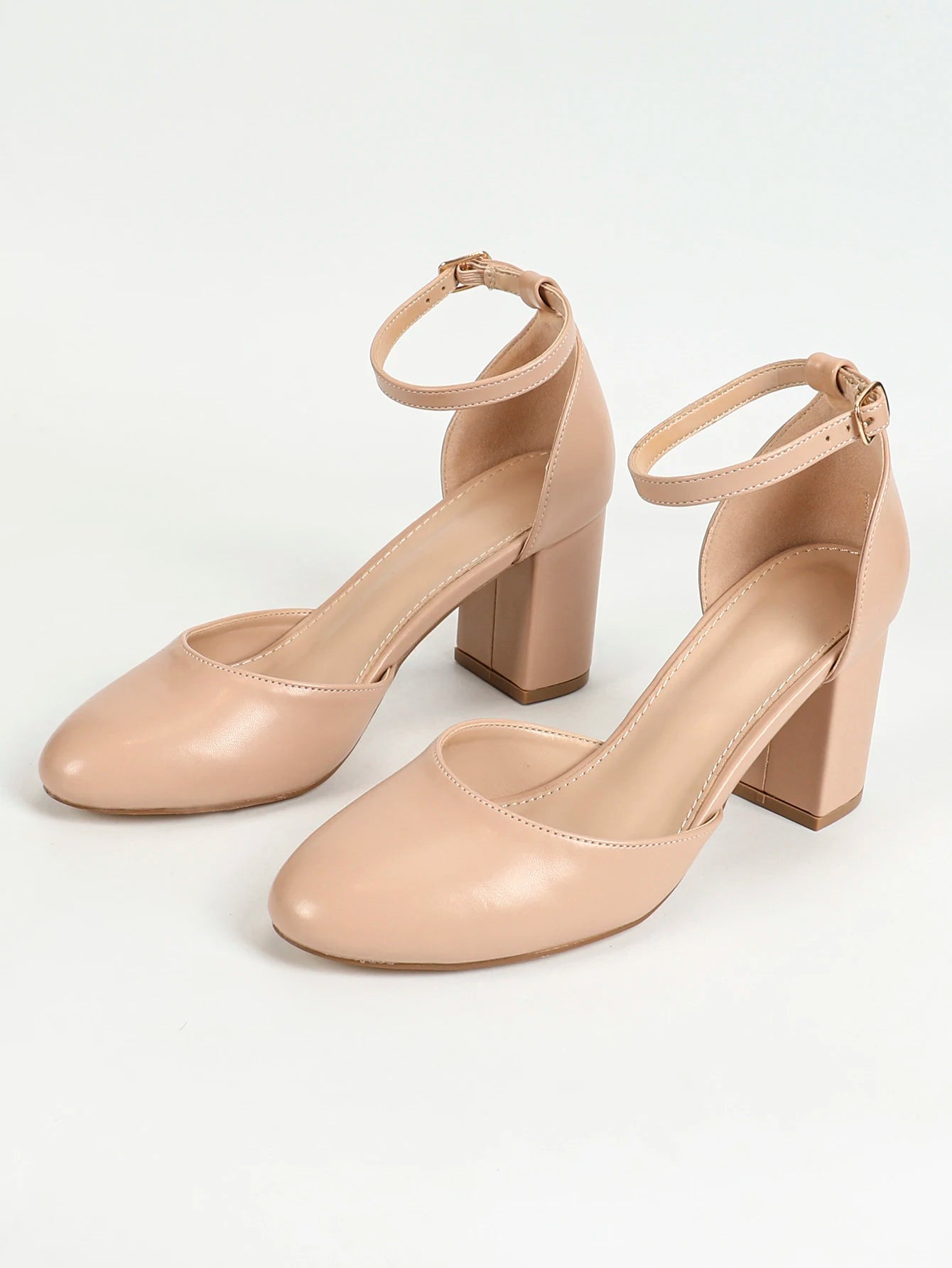 Pointed Toe Ankle Strap Heels