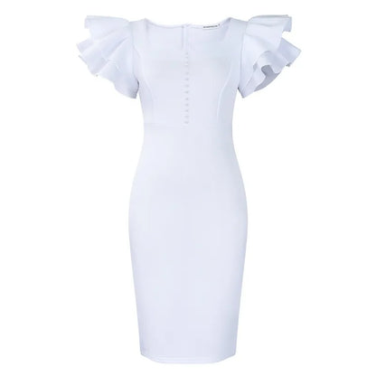 Boutique Wholesale 2025 Summer New Fashionable Temperament Square Collar High Waist Elegant Women's Dress