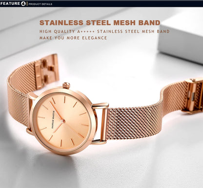 Luxury Rose Gold Women's Watch