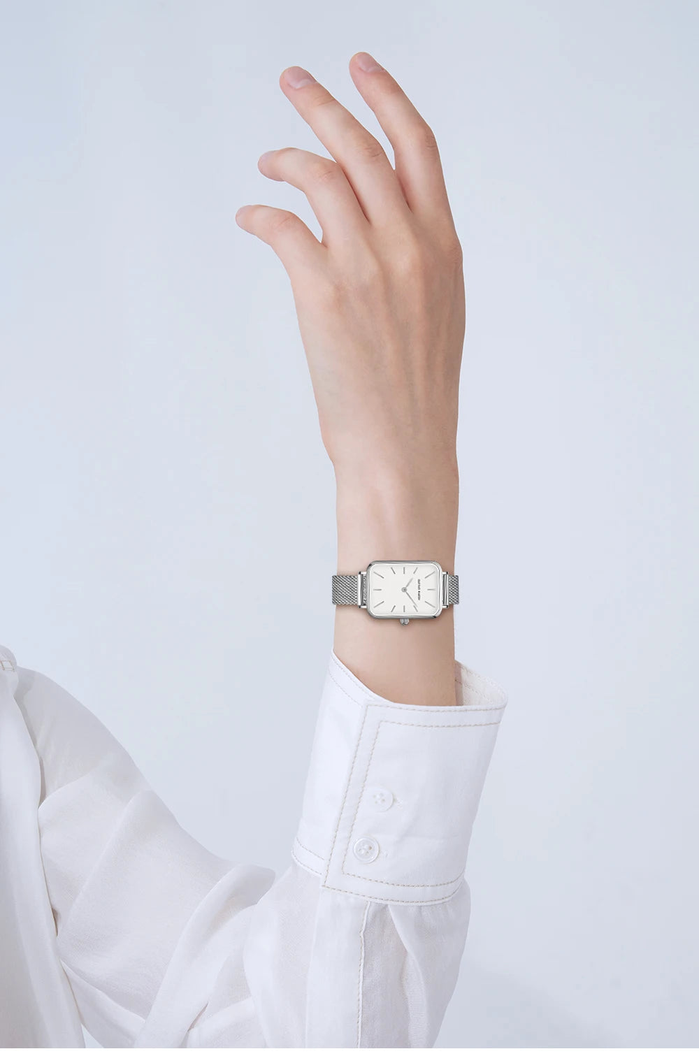 Square Mesh Strap Watch
