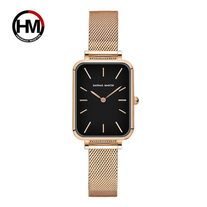 Square Mesh Strap Watch