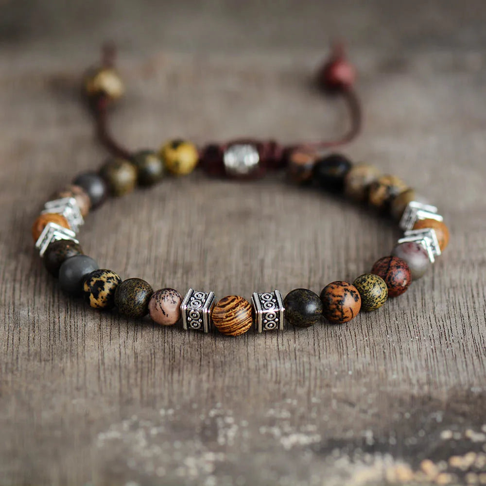 Men Bracelets Steampunk Beads Macrame Bracelets Friendship Lovers Couples Adjustable Bracelet Bijoux Jewelry Wholesale