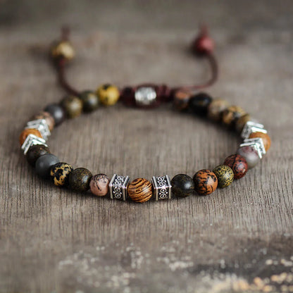 Men Bracelets Steampunk Beads Macrame Bracelets Friendship Lovers Couples Adjustable Bracelet Bijoux Jewelry Wholesale