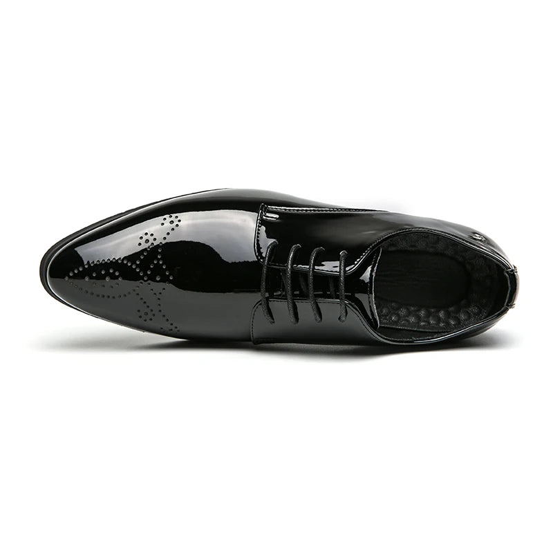 2023 New Products High Quality Pu Leather Shoe Stylish Men's Business Dress Shoes for Men