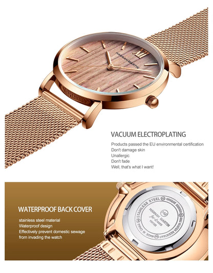 Luxury Rose Gold Women's Watch