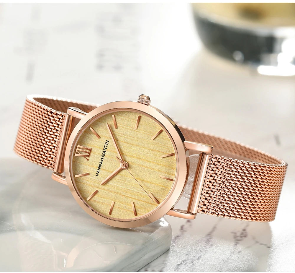 Luxury Rose Gold Women's Watch
