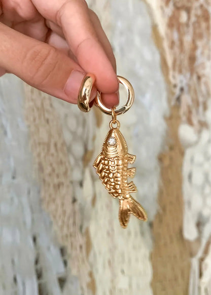 Trendy Gold Circle Hoop Earrings
