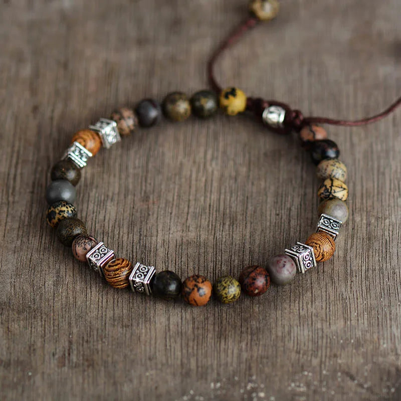 Men Bracelets Steampunk Beads Macrame Bracelets Friendship Lovers Couples Adjustable Bracelet Bijoux Jewelry Wholesale