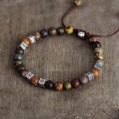 Men Bracelets Steampunk Beads Macrame Bracelets Friendship Lovers Couples Adjustable Bracelet Bijoux Jewelry Wholesale