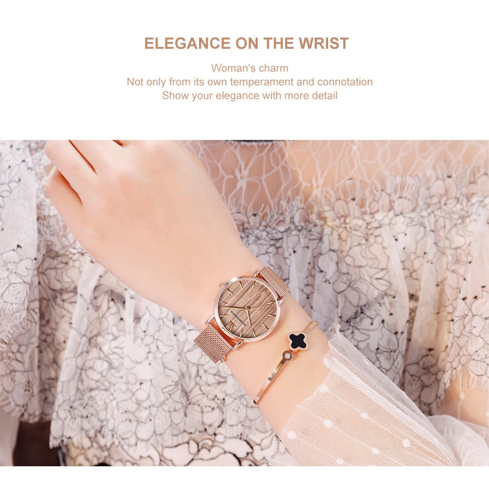 Luxury Rose Gold Women's Watch