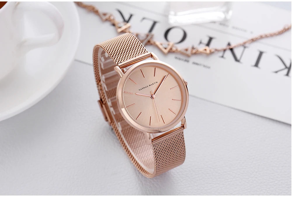 Luxury Rose Gold Women's Watch