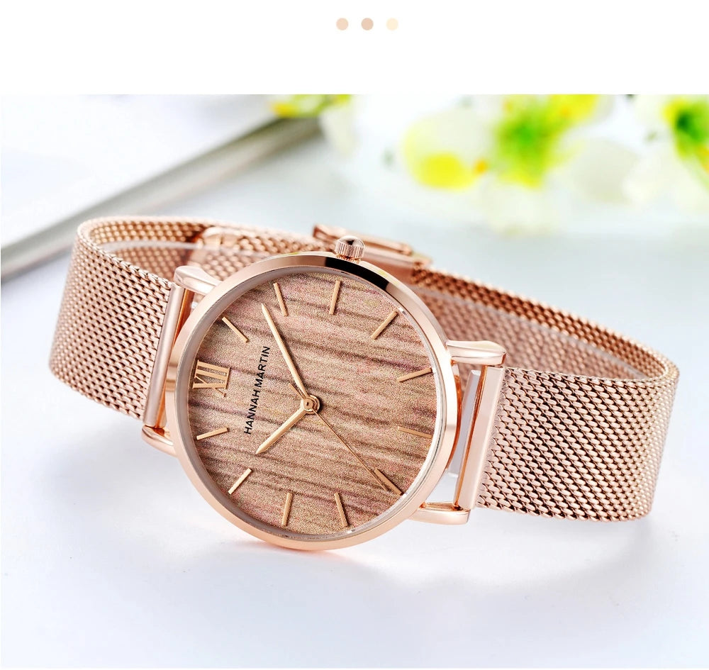 Luxury Rose Gold Women's Watch