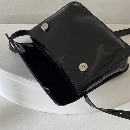 Retro Small Square PU Leather Messenger Bag
