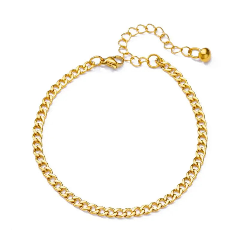 Gold Twist Chain Anklet