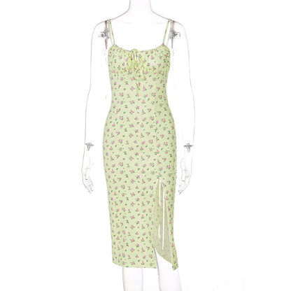 Floral Ruched Bodycon Party Dress