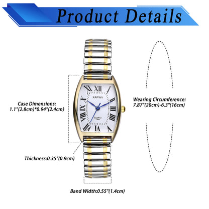 Rectangular Waterproof Quartz Watch