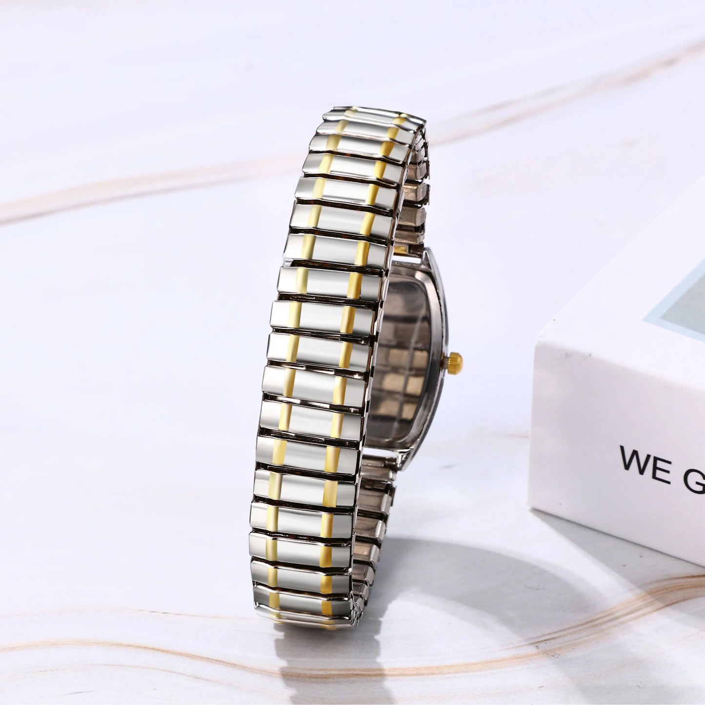 Rectangular Waterproof Quartz Watch