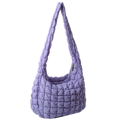 Casual Fashion Simple Nylon Quilted Elegant for Weekend Vacation