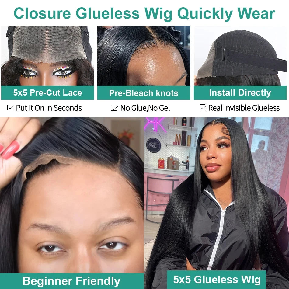 Bone Straight HD Lace Wig