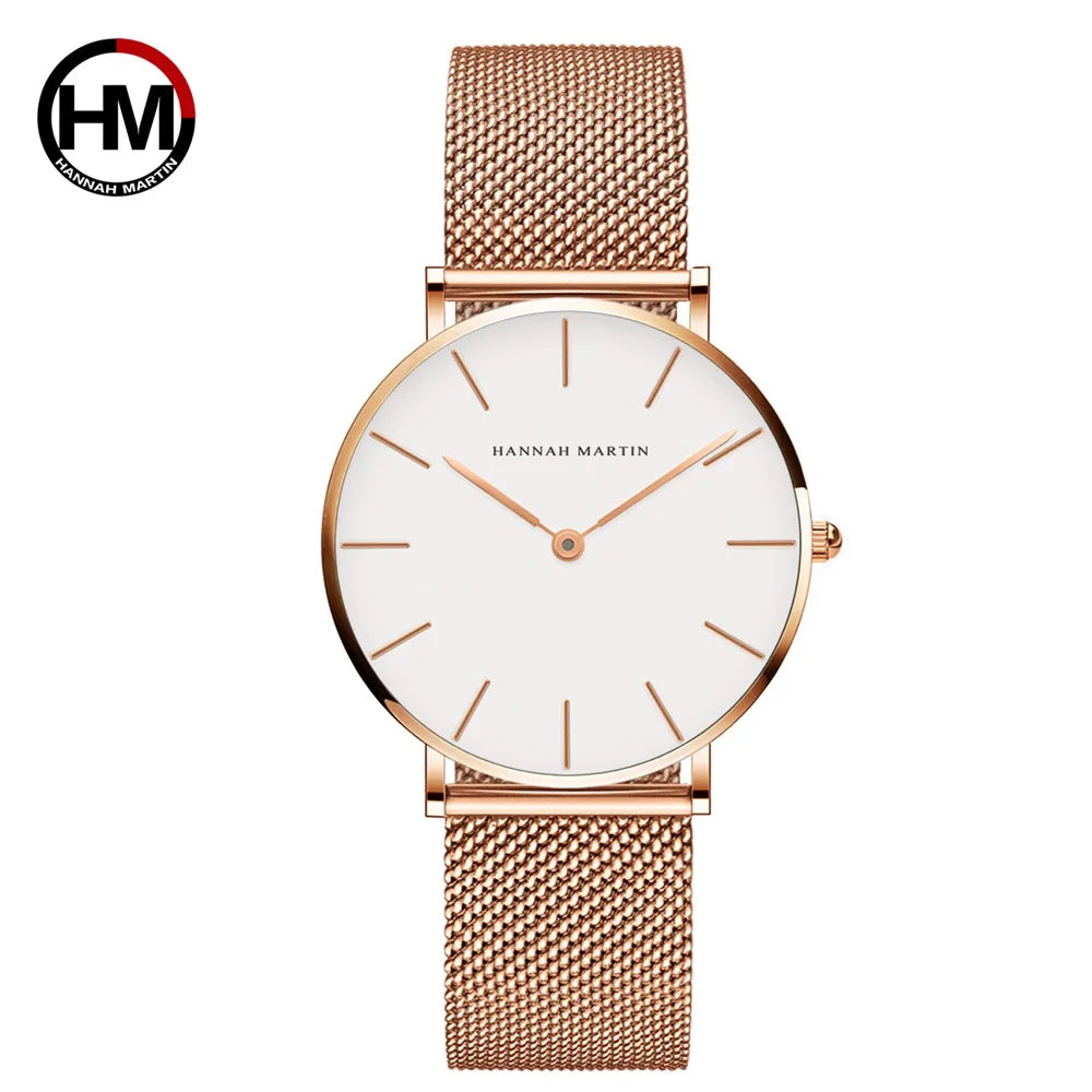 Luxury Rose Gold Women's Watch