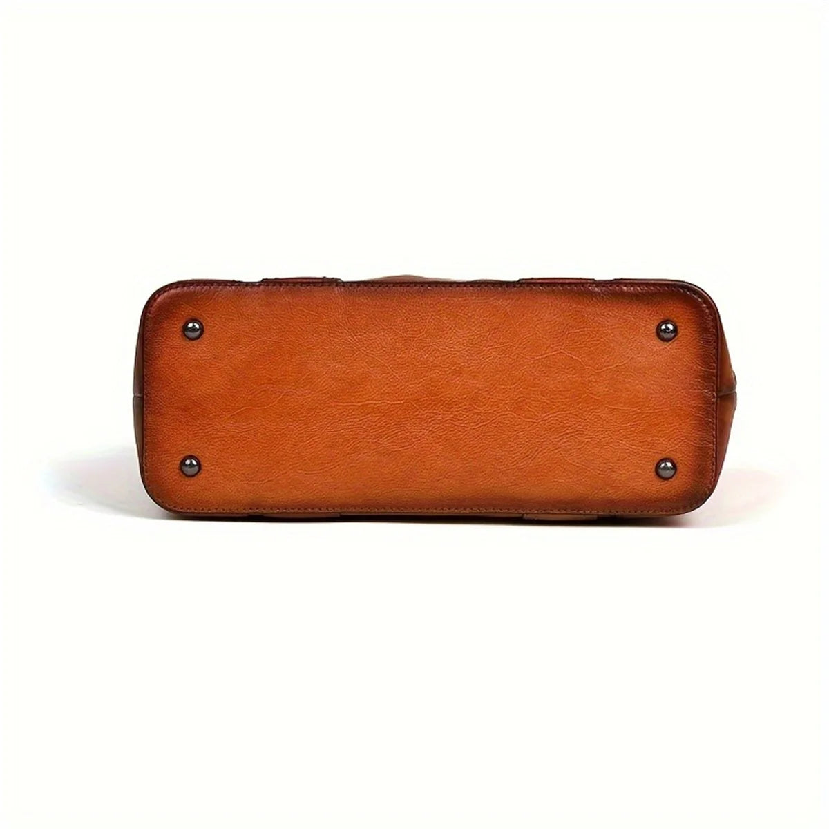 Vintage Genuine Leather Tote Bag