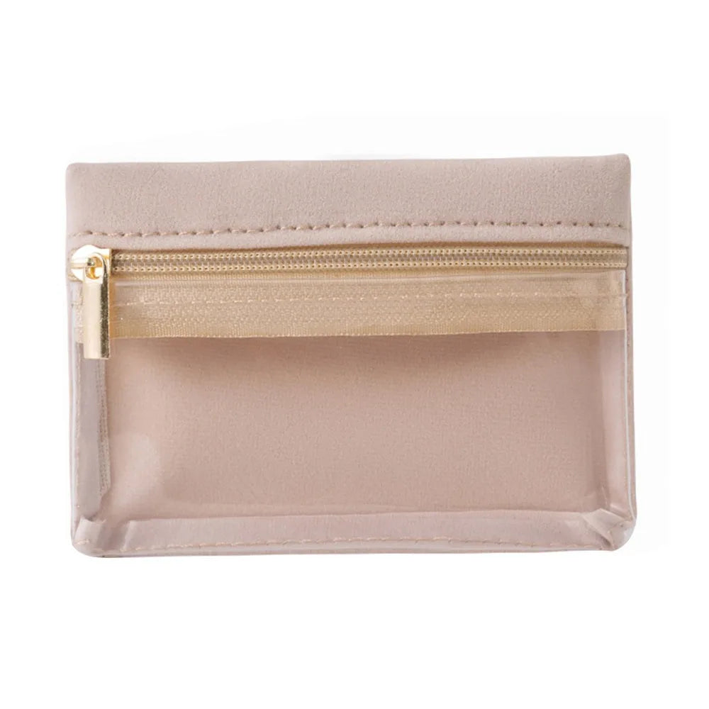 New with Zipper Jewelry Bag Velvet PVC Jewelry Packaging Box Transparent Jewelry Organizer