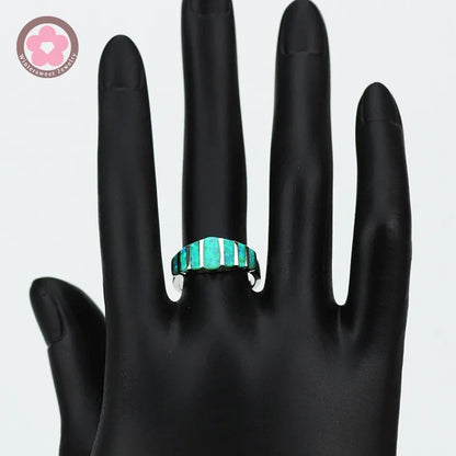 JLR-010 Colorful Fire Opal Fashion Jewelry Opal Cock Rings for Women Fashion Jewelry Evening Party Jewelry Christmas Gift