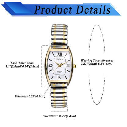 Rectangular Waterproof Quartz Watch