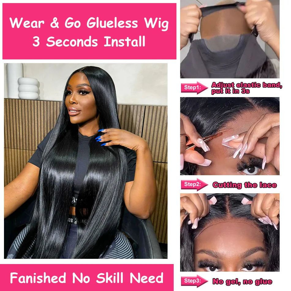 Bone Straight HD Lace Wig