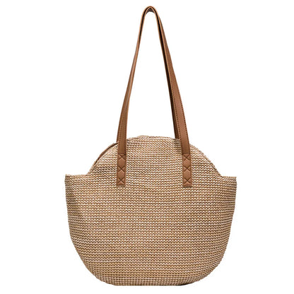 Handmade Boho Straw Beach Tote
