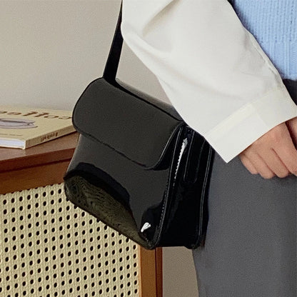 Retro Small Square PU Leather Messenger Bag