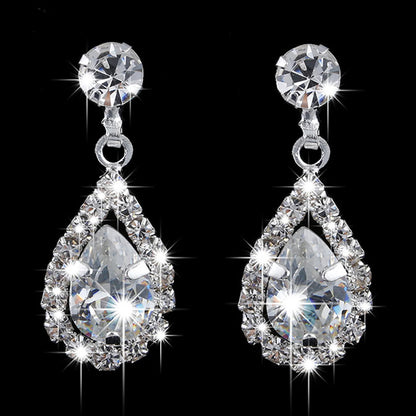 Elegant Droplet Necklace & Earring Set