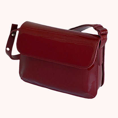 Retro Small Square PU Leather Messenger Bag