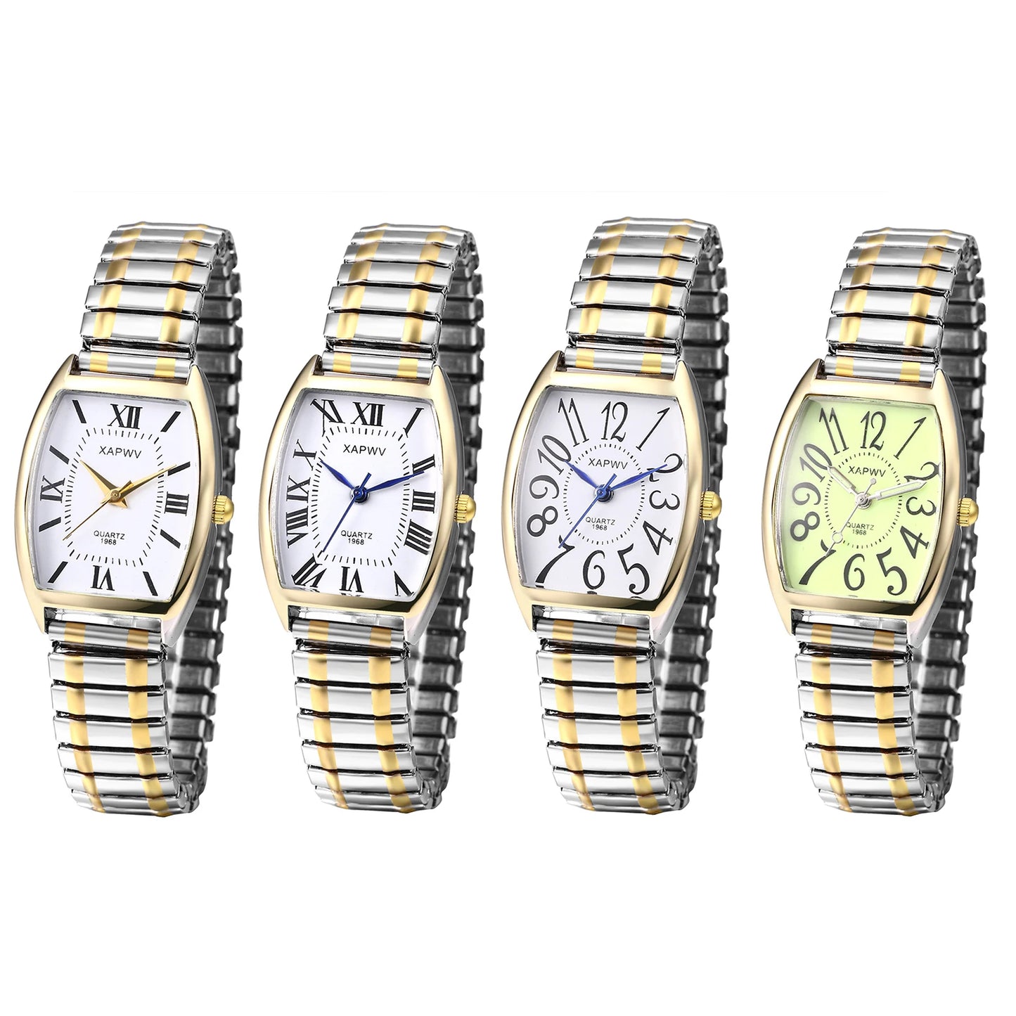 Rectangular Waterproof Quartz Watch