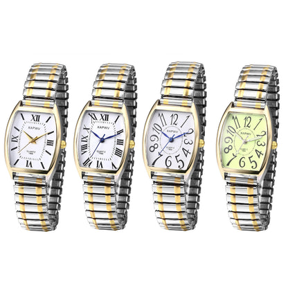 Rectangular Waterproof Quartz Watch