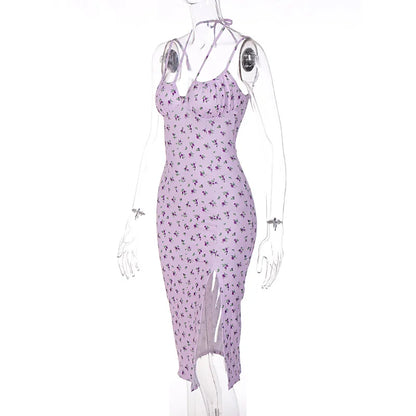 Floral Ruched Bodycon Party Dress