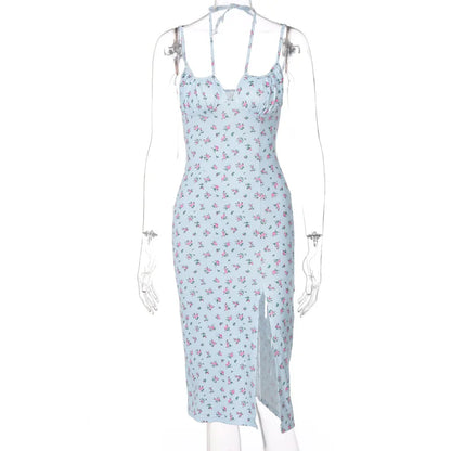 Floral Ruched Bodycon Party Dress