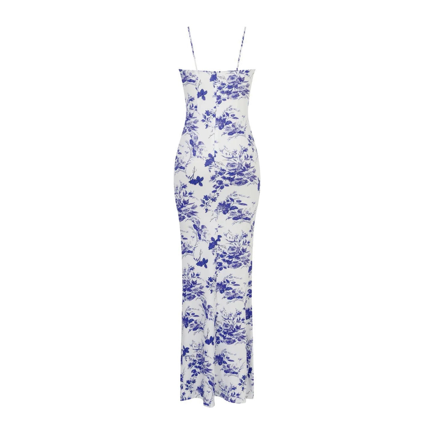 Boho Floral Spaghetti Strap Maxi Dress