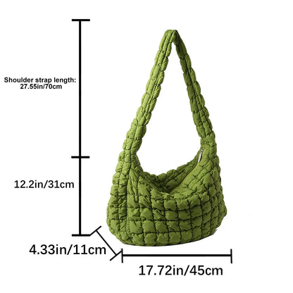 Casual Fashion Simple Nylon Quilted Elegant for Weekend Vacation