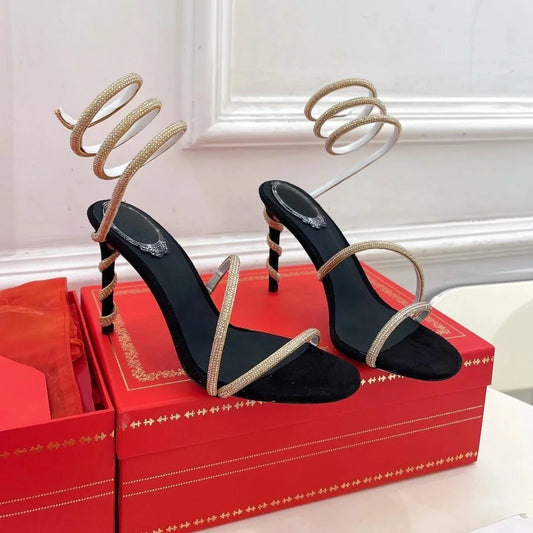 Genuine Leather Pointed-Toe Mules